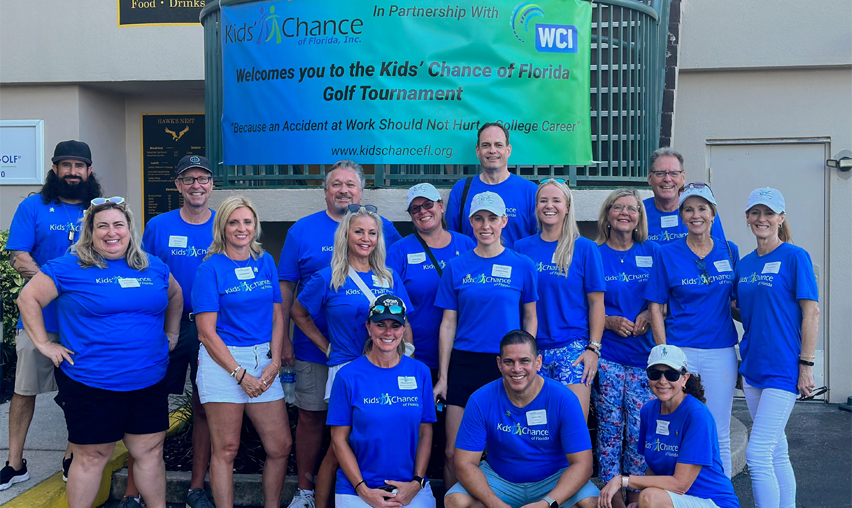 Kids' Chance of Florida, Annual Golf Tournament, Board and Ambassador Group Picture