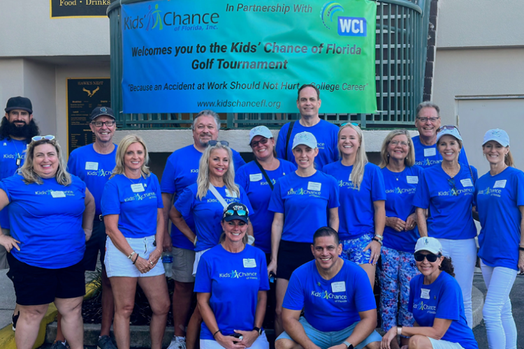Kids' Chance of Florida, Annual Golf Tournament, Board and Ambassador Group Picture